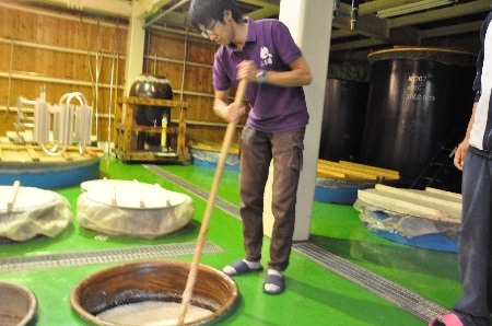 醪づくりの様子